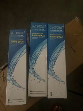 ICEPURE RWF5800A Refrigerator Water Filter - new 3 pack
